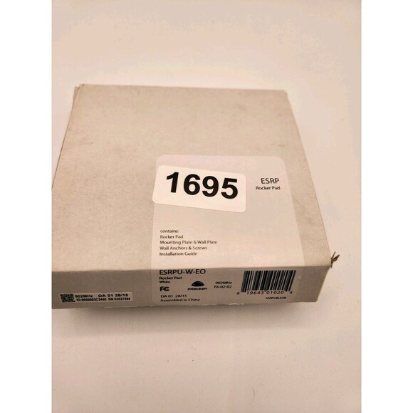 Fulham Enocean Other - Fulham EnOcean Single Rocker Pad Bluetooth Switch ESRPB-W-EO, 2.4GHz New